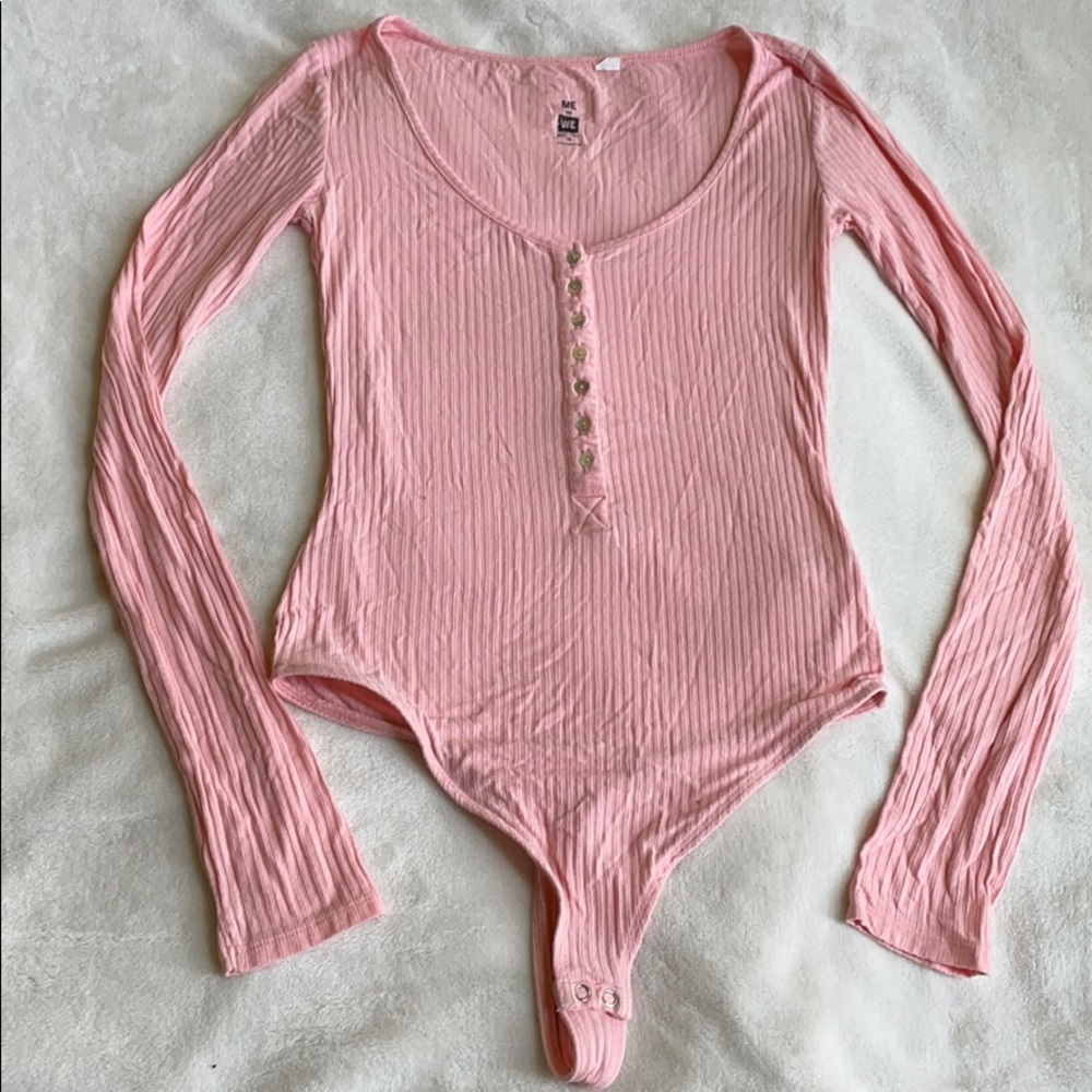 Pacsun Long Sleeve Ribbed Bodysuit